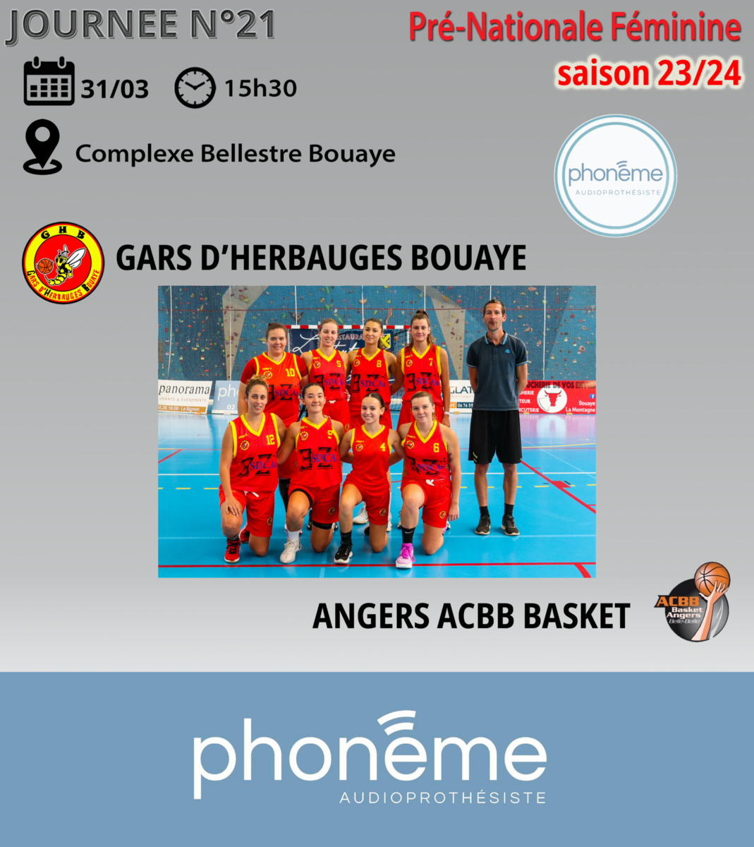 Match à domicile PNF, 31/03 !