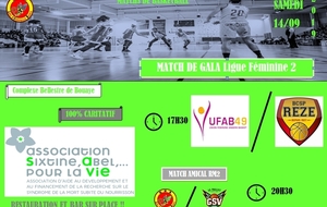 Match de Gala Ligue féminine ligue 2