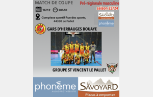 Match de coupe PRM