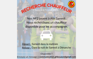 RECHERCHE CHAUFFEUR