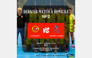 NF2, Dernier match à domicile !