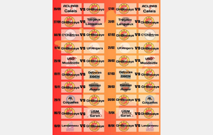 calendrier des matchs NF2