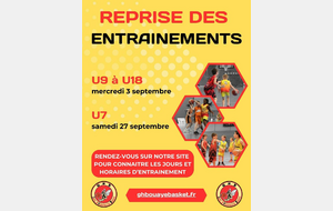 reprise des entrainements