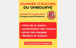 Journée d'accueil du GHBouaye