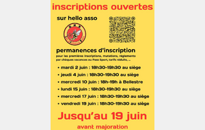 Inscriptions et réinscription 2026-2027