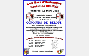 Concours Belote des GHB