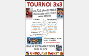 Tournoi 3x3 - U9 et U11