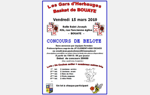 Concours de Belote des GHB