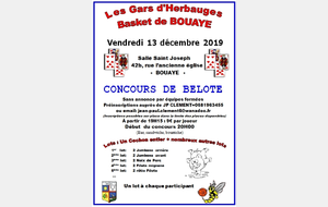 Tournoi de Belote des GHB