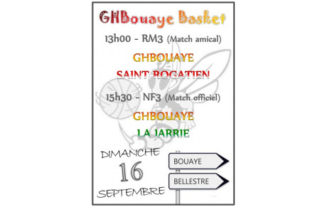 Matchs à l'affiche ce Weekend