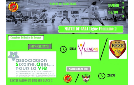 Match de Gala Ligue féminine ligue 2