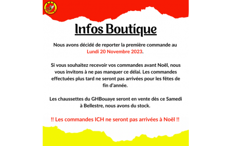 Infos Boutique