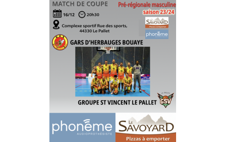 Match de coupe PRM