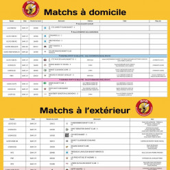 Planning du weekend